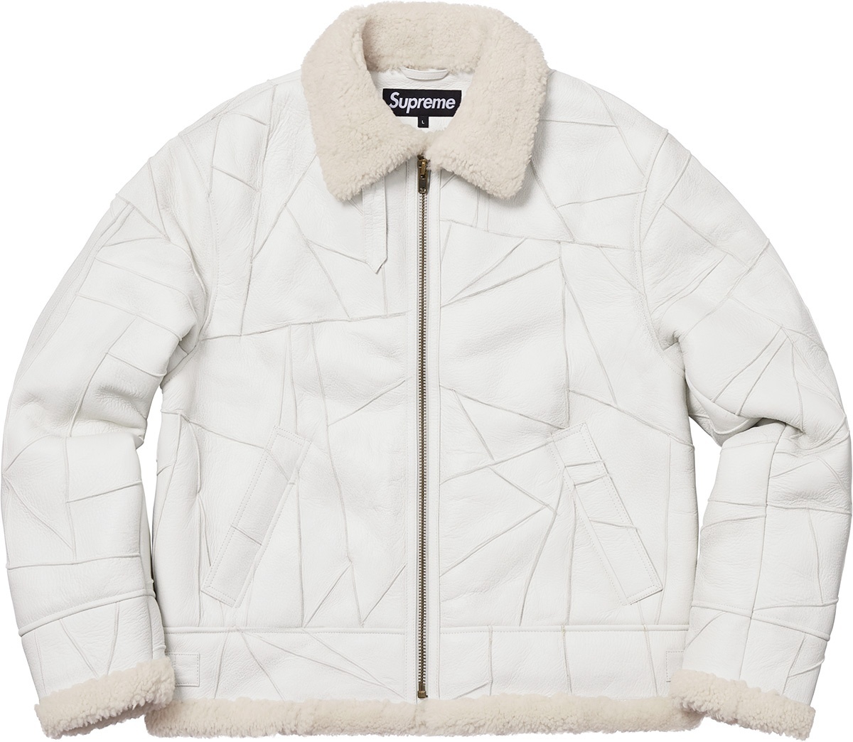 Patchwork Shearling B-3 Jacket view 13